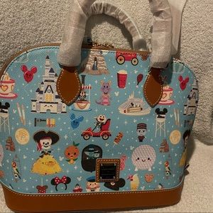NWT Disney Dooney & Bourke Jarrod Maruyama Zip Satchel.